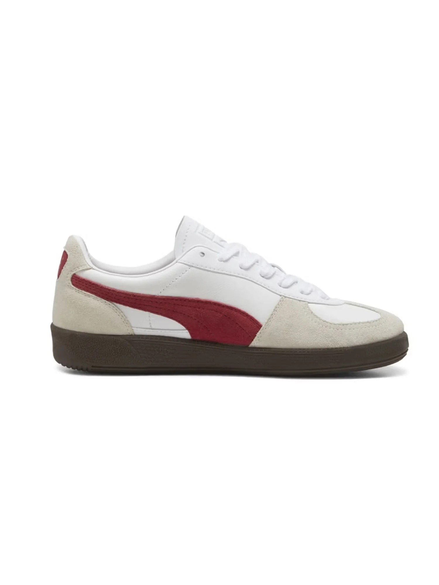 Palermo Lth Unisex Beige & White Sneakers